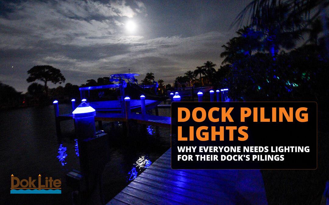 DokLite Solar Piling Light • Solar Dock Lights • Piling Lights